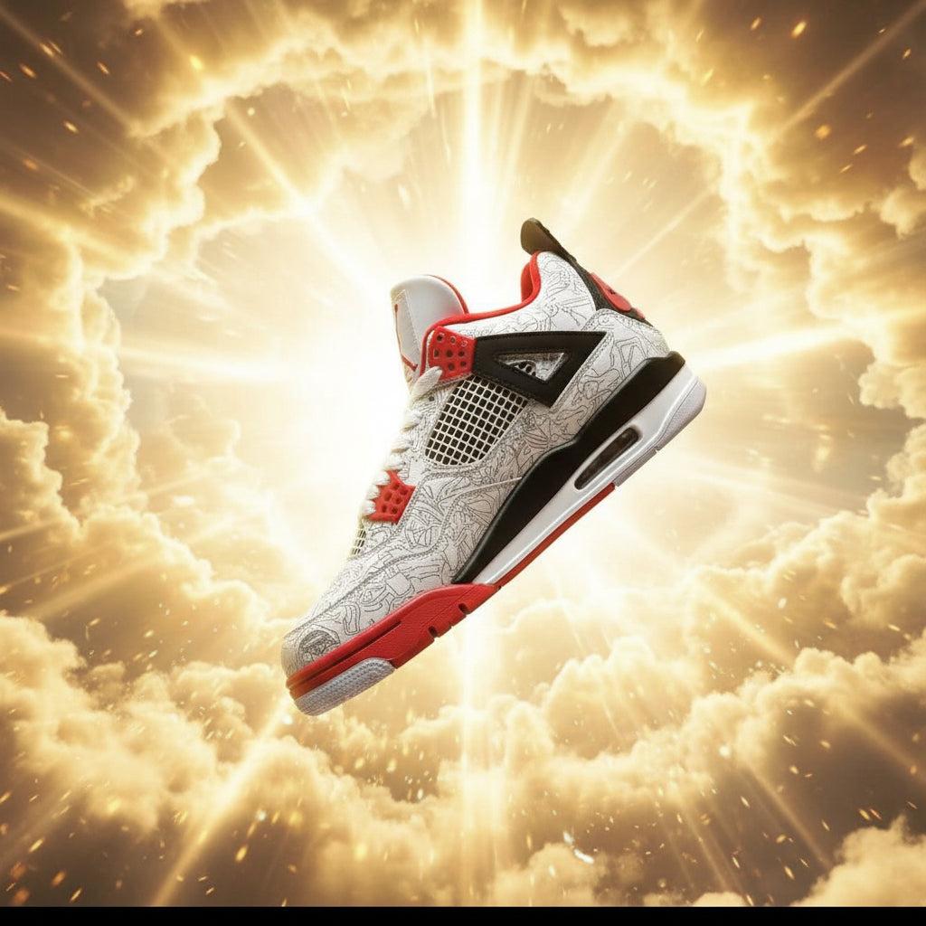 Air Jordan 4 Retro 'Laser Wings' – White/Red/Black121s all sizes