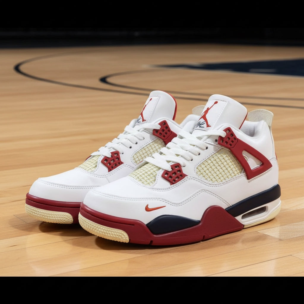 Air Jordan 4 Retro 'Alternate 89' – White/Gym Red121S