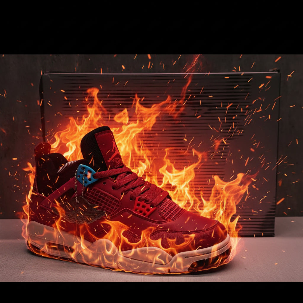 Air Jordan 4 Retro 'FIBA' – Fire Red/Cream121s