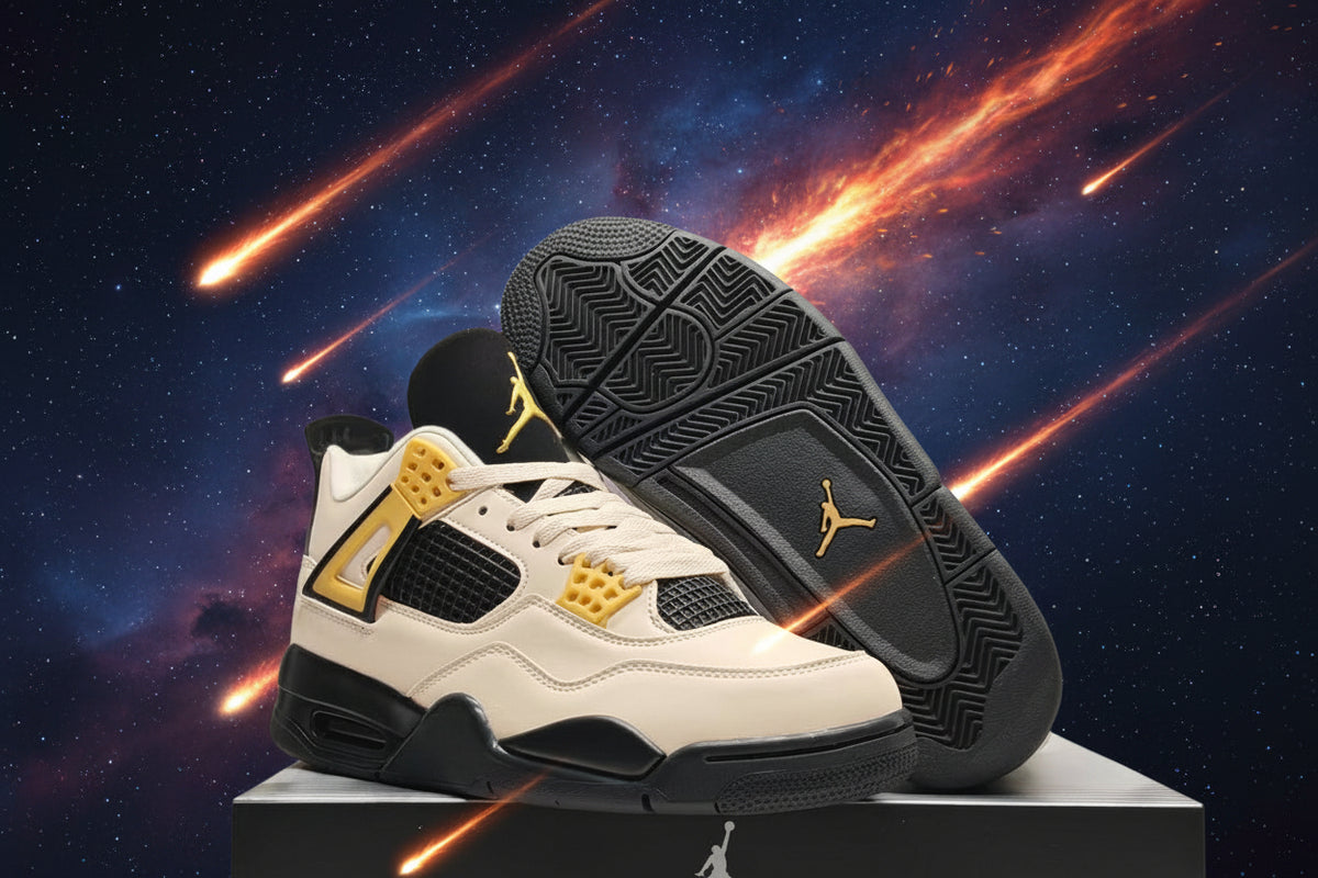 Air Jordan 4 Retro 'Metallic Gold' – Sail/Black/Gold121s