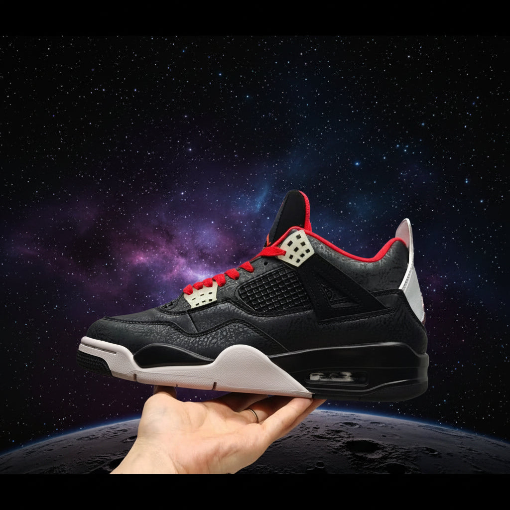 Air Jordan 4 Retro 'Bred' – Black/Fire Red121s