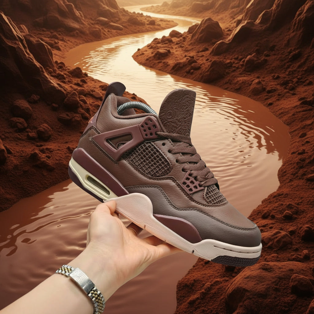 Air Jordan 4 Retro 'Chocolate' – Baroque Brown/Red121s