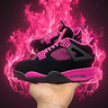 Air Jordan 4 Retro 'Vivid Pink' – Black/Fierce Pink121s
