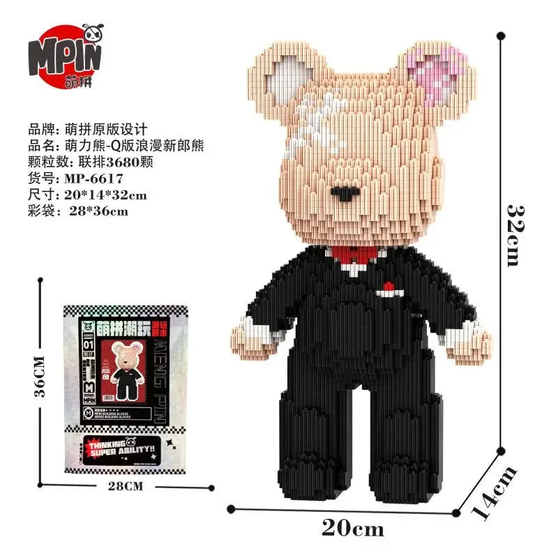 BlockBear™ Baukasten 🐻✨ — Kreativer Spaß & niedliche Deko