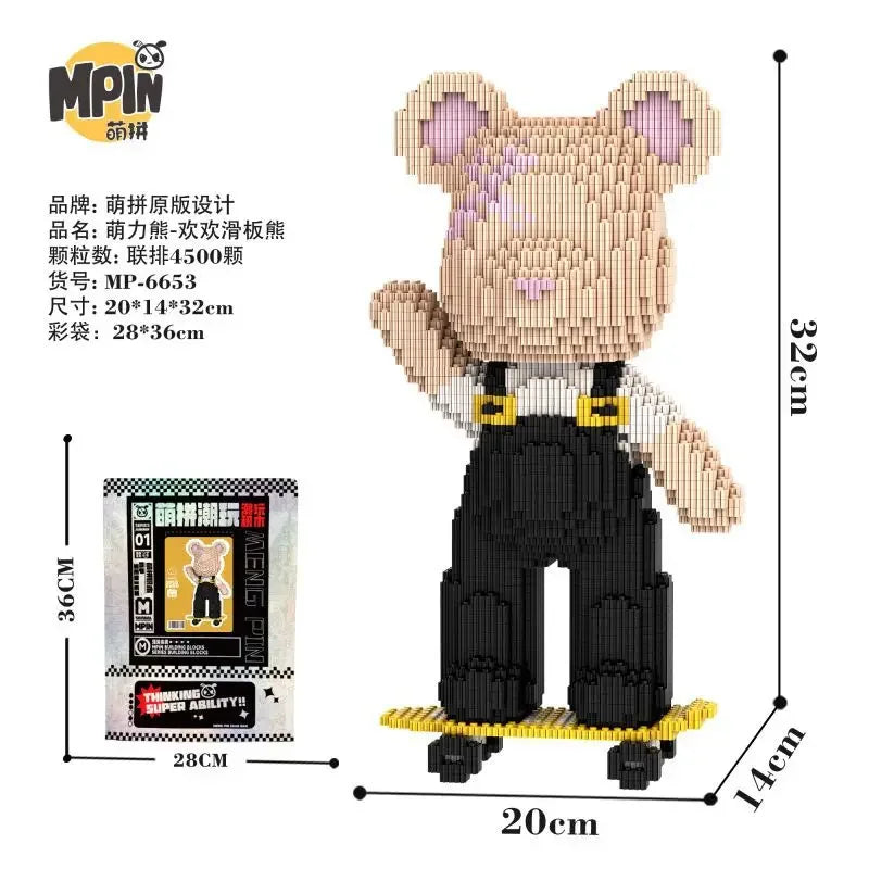 BlockBear™ Baukasten 🐻✨ — Kreativer Spaß & niedliche Deko