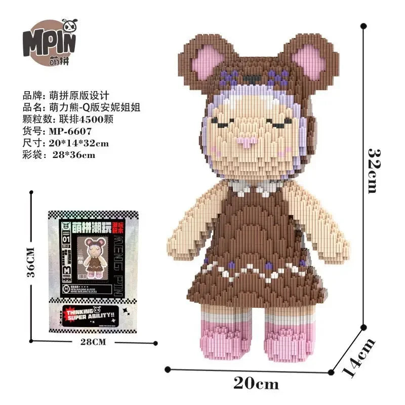 BlockBear™ Baukasten 🐻✨ — Kreativer Spaß & niedliche Deko