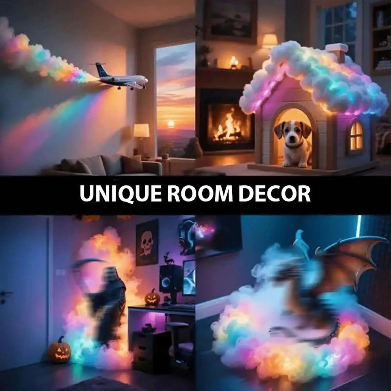 DreamCloud™ LED Decor 🌈 — Customize Your Perfect Atmosphere