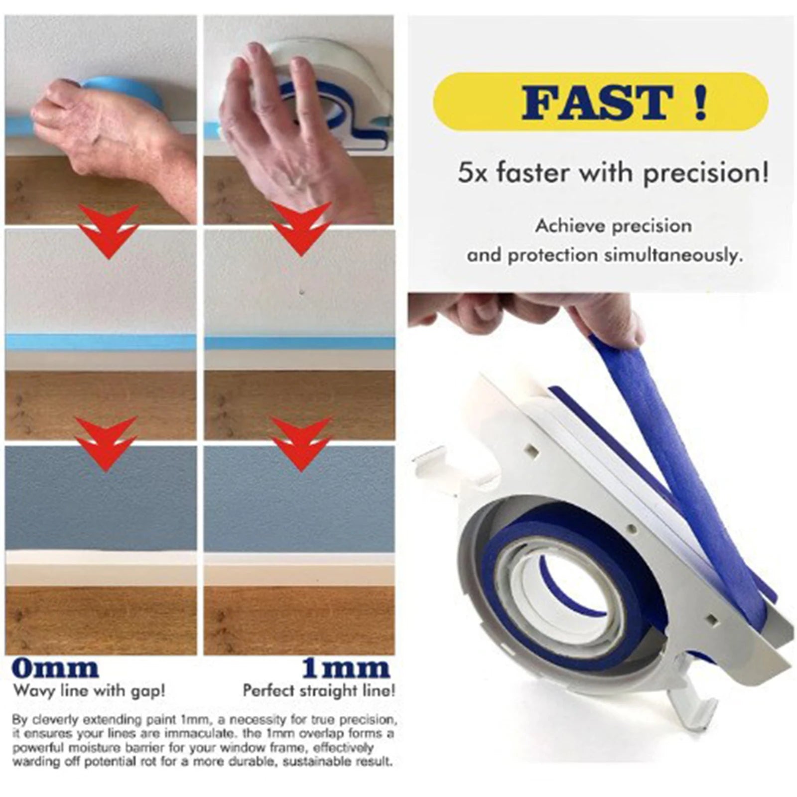 TapeMaster™ Applicator 🎨✨ — Mask Faster, Paint Cleaner