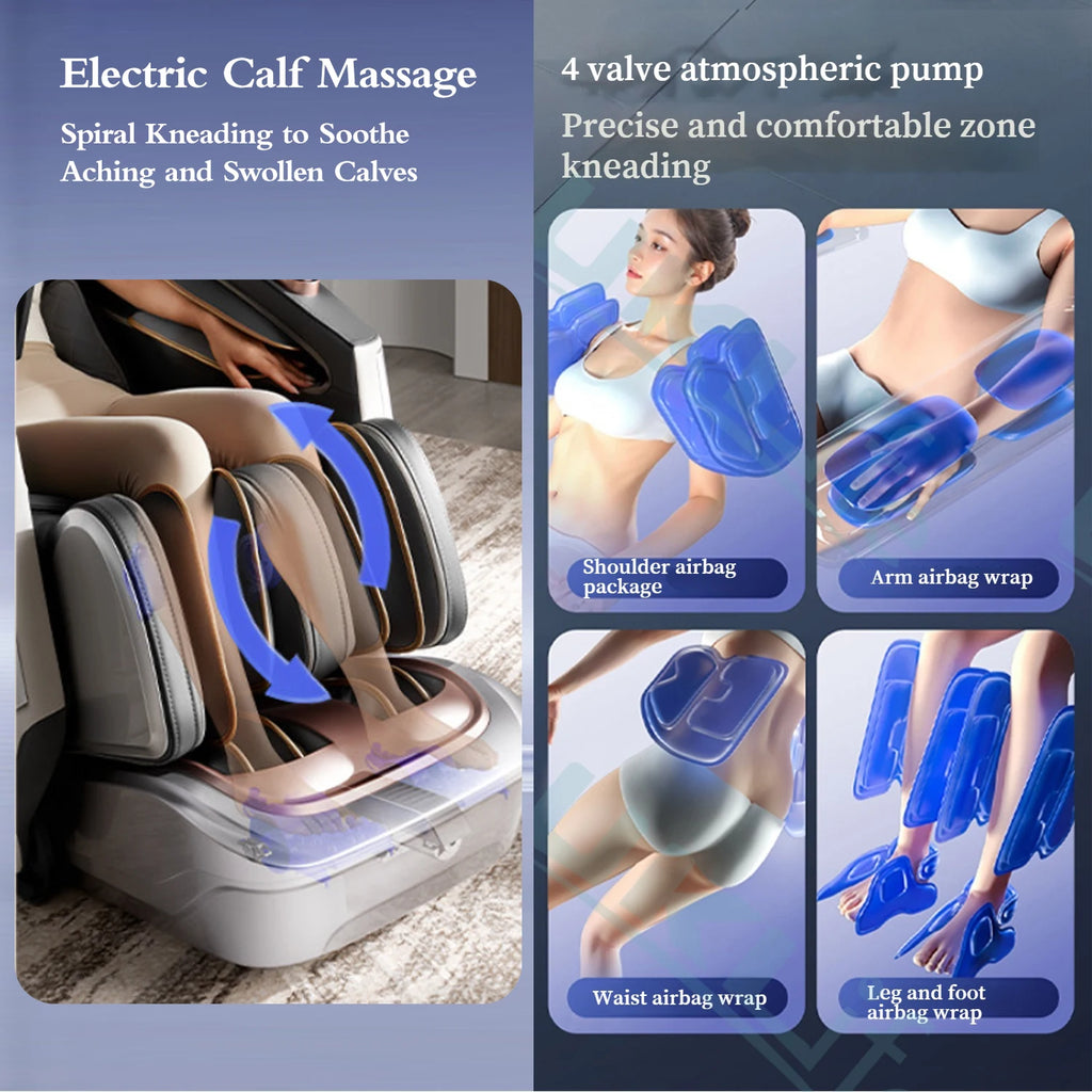 Lovely Homes Full Body Massage Chair Golden