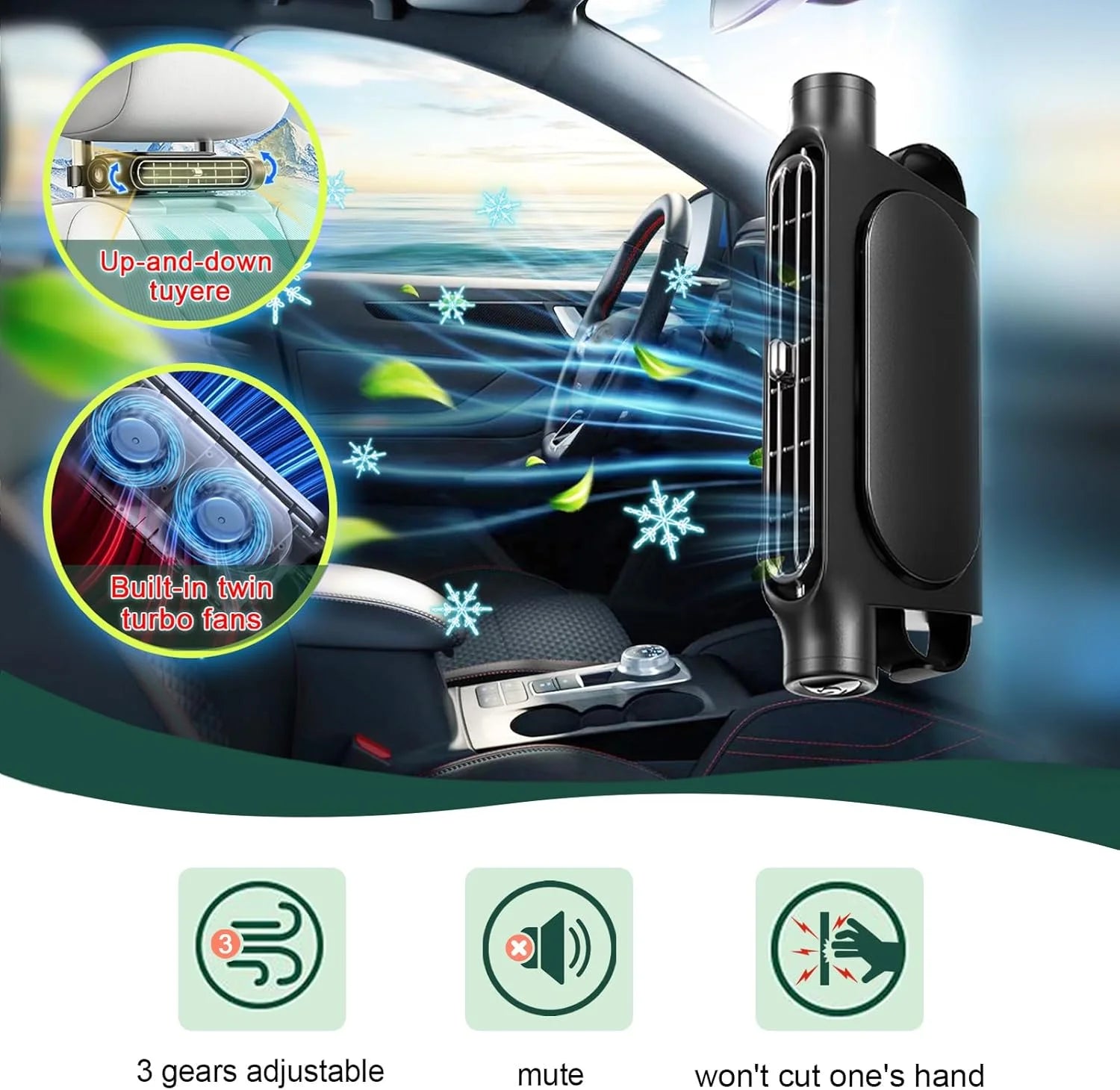 DriveBreeze™ Seat Fan 🚗❄️ — Cool Comfort for Every Passenger