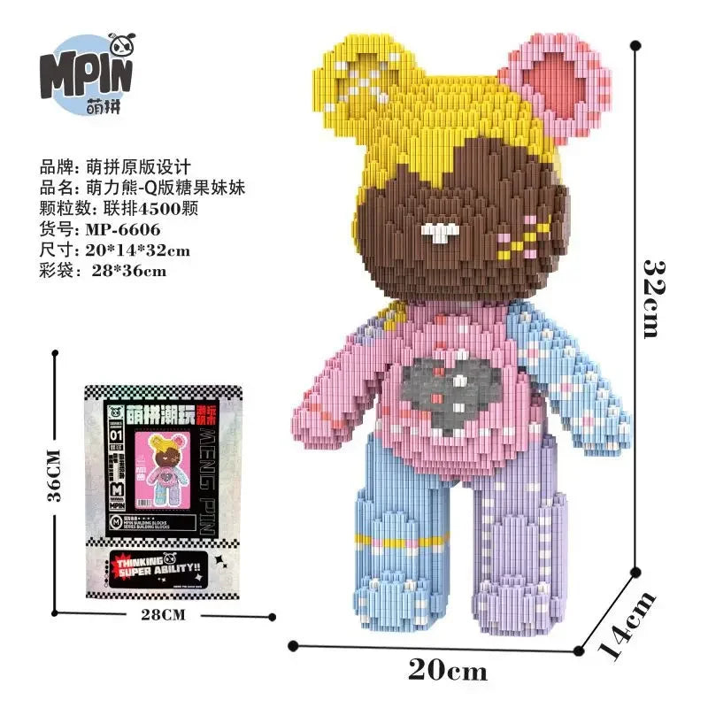 BlockBear™ Baukasten 🐻✨ — Kreativer Spaß & niedliche Deko