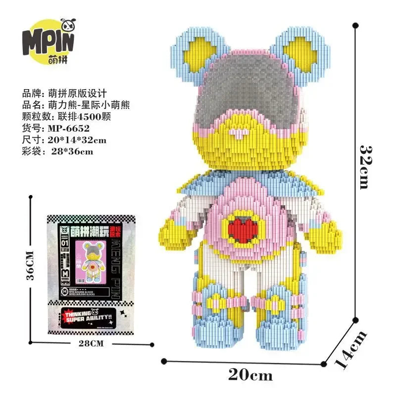 BlockBear™ Baukasten 🐻✨ — Kreativer Spaß & niedliche Deko