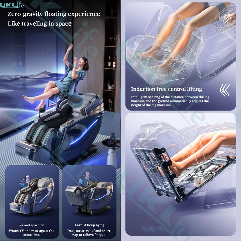 Lovely Homes Full Body Massage Chair Golden