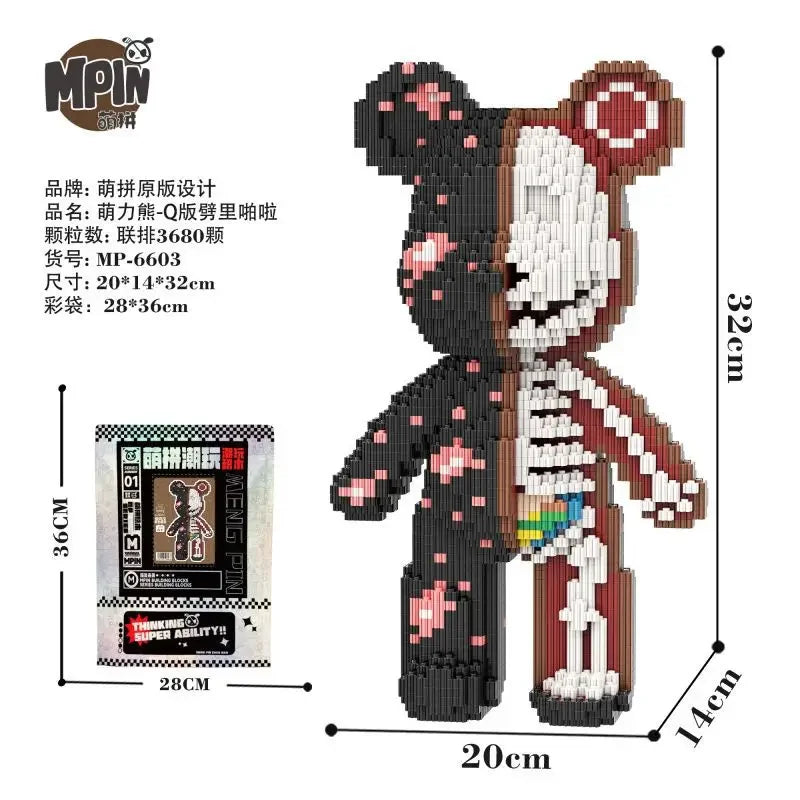 BlockBear™ Baukasten 🐻✨ — Kreativer Spaß & niedliche Deko